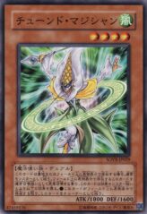 This is an image for the product Tuned Magician that has a rarity of Common in the Stardust Overdrive with a card code of SOVR-JP029 that is available on the TEKKX Product website.