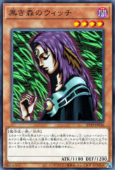 This is an image for the product Witch of the Black Forest that has a rarity of Common in the Structure Deck: Masters of the Spiritual Arts with a card code of SD39-JP016 that is available on the TEKKX Product website.