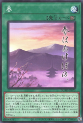 This is an image for the product Spring that has a rarity of Normal Rare in the Duelist's Advance with a card code of DUAD-JP073 that is available on the TEKKX Product website.