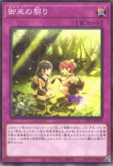 This is an image for the product Mikanko Promise that has a rarity of Common in the Tactical-Try Pack: Dark Magic / HERO / Mikanko with a card code of TTP1-JP073 that is available on the TEKKX Product website.