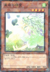 This is an image for the product Spirit of the Fall Wind that has a rarity of Normal Parallel Rare in the Deck-Build Pack: Phantom Revengers with a card code of DBPR-JP028 that is available on the TEKKX Product website.