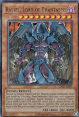 This is an image for the product Raviel, Lord of Phantasms that has a rarity of Ultimate Rare in the Creation Pack 03 with a card code of CR03-AE003 that is available on the TEKKX Product website.