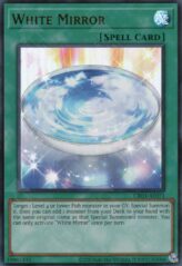 This is an image for the product White Mirror that has a rarity of Ultra Rare in the Creation Pack 03 with a card code of CR03-AE071 that is available on the TEKKX Product website.