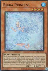 This is an image for the product Rikka Princess that has a rarity of Super Rare in the Creation Pack 03 with a card code of CR03-AE171 that is available on the TEKKX Product website.