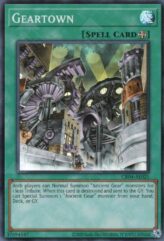 This is an image for the product Geartown that has a rarity of Super Rare in the Creation Pack 04 with a card code of CR04-AE025 that is available on the TEKKX Product website.