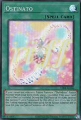 This is an image for the product Ostinato that has a rarity of Super Rare in the Creation Pack 04 with a card code of CR04-AE046 that is available on the TEKKX Product website.