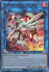 This is an image for the product Heavymetalfoes Electrumite that has a rarity of Ultimate Rare in the Creation Pack 04 with a card code of CR04-AE167 that is available on the TEKKX Product website.