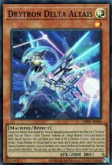 This is an image for the product Drytron Delta Altais that has a rarity of Super Rare in the Creation Pack 05 with a card code of CR05-AE064 that is available on the TEKKX Product website.