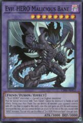 This is an image for the product Evil HERO Malicious Bane that has a rarity of Super Rare in the Creation Pack 06 with a card code of CR06-AE012 that is available on the TEKKX Product website.