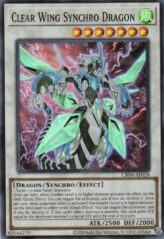 This is an image for the product Clear Wing Synchro Dragon that has a rarity of Super Rare in the Creation Pack 06 with a card code of CR06-AE028 that is available on the TEKKX Product website.