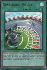 This is an image for the product Speedroid Wheel that has a rarity of Ultra Rare in the Creation Pack 06 with a card code of CR06-AE041 that is available on the TEKKX Product website.