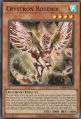 This is an image for the product Crystron Rosenix that has a rarity of Super Rare in the Creation Pack 06 with a card code of CR06-AE079 that is available on the TEKKX Product website.