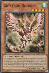 This is an image for the product Crystron Rosenix that has a rarity of Super Rare in the Creation Pack 06 with a card code of CR06-AE079 that is available on the TEKKX Product website.