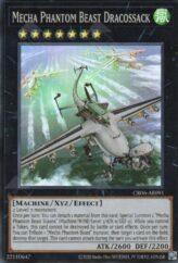 This is an image for the product Mecha Phantom Beast Dracossack that has a rarity of Super Rare in the Creation Pack 06 with a card code of CR06-AE091 that is available on the TEKKX Product website.