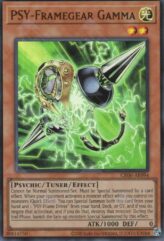 This is an image for the product PSY-Framegear Gamma that has a rarity of Ultra Rare in the Creation Pack 06 with a card code of CR06-AE094 that is available on the TEKKX Product website.