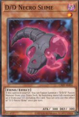This is an image for the product D/D Necro Slime that has a rarity of Common in the Creation Pack 09 with a card code of CR09-AE004 that is available on the TEKKX Product website.