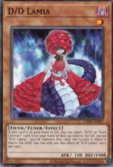 This is an image for the product D/D Lamia that has a rarity of Common in the Creation Pack 09 with a card code of CR09-AE007 that is available on the TEKKX Product website.
