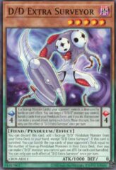 This is an image for the product D/D Extra Surveyor that has a rarity of Common in the Creation Pack 09 with a card code of CR09-AE011 that is available on the TEKKX Product website.