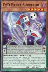 This is an image for the product D/D Extra Surveyor that has a rarity of Common in the Creation Pack 09 with a card code of CR09-AE011 that is available on the TEKKX Product website.