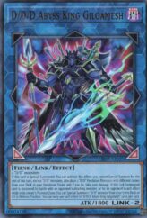 This is an image for the product D/D/D Abyss King Gilgamesh that has a rarity of Ultra Rare in the Creation Pack 09 with a card code of CR09-AE025 that is available on the TEKKX Product website.