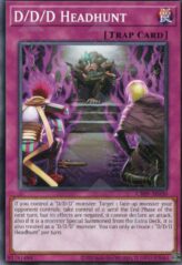 This is an image for the product D/D/D Headhunt that has a rarity of Common in the Creation Pack 09 with a card code of CR09-AE030 that is available on the TEKKX Product website.