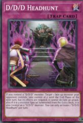 This is an image for the product D/D/D Headhunt that has a rarity of Common in the Creation Pack 09 with a card code of CR09-AE030 that is available on the TEKKX Product website.