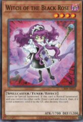 This is an image for the product Witch of the Black Rose that has a rarity of Common in the Creation Pack 09 with a card code of CR09-AE031 that is available on the TEKKX Product website.