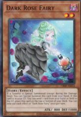 This is an image for the product Dark Rose Fairy that has a rarity of Common in the Creation Pack 09 with a card code of CR09-AE033 that is available on the TEKKX Product website.