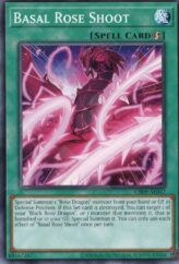 This is an image for the product Basal Rose Shoot that has a rarity of Common in the Creation Pack 09 with a card code of CR09-AE047 that is available on the TEKKX Product website.