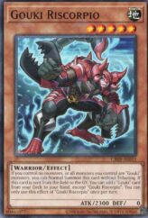 This is an image for the product Gouki Riscorpio that has a rarity of Common in the Creation Pack 09 with a card code of CR09-AE051 that is available on the TEKKX Product website.