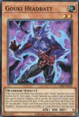 This is an image for the product Gouki Headbatt that has a rarity of Super Rare in the Creation Pack 09 with a card code of CR09-AE052 that is available on the TEKKX Product website.