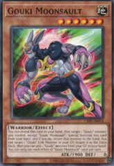 This is an image for the product Gouki Moonsault that has a rarity of Common in the Creation Pack 09 with a card code of CR09-AE054 that is available on the TEKKX Product website.
