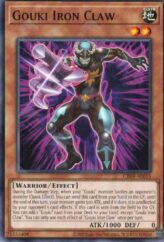 This is an image for the product Gouki Iron Claw that has a rarity of Common in the Creation Pack 09 with a card code of CR09-AE055 that is available on the TEKKX Product website.
