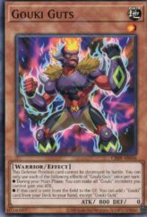 This is an image for the product Gouki Guts that has a rarity of Common in the Creation Pack 09 with a card code of CR09-AE056 that is available on the TEKKX Product website.