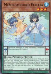 This is an image for the product MiSolfachord Eliteia that has a rarity of Common in the Creation Pack 09 with a card code of CR09-AE062 that is available on the TEKKX Product website.