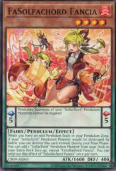 This is an image for the product FaSolfachord Fancia that has a rarity of Common in the Creation Pack 09 with a card code of CR09-AE063 that is available on the TEKKX Product website.