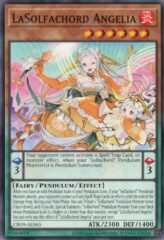 This is an image for the product LaSolfachord Angelia that has a rarity of Common in the Creation Pack 09 with a card code of CR09-AE065 that is available on the TEKKX Product website.