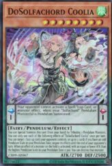 This is an image for the product DoSolfachord Coolia that has a rarity of Super Rare in the Creation Pack 09 with a card code of CR09-AE067 that is available on the TEKKX Product website.