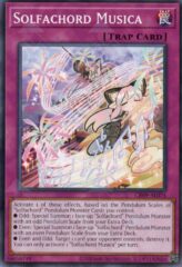 This is an image for the product Solfachord Musica that has a rarity of Common in the Creation Pack 09 with a card code of CR09-AE074 that is available on the TEKKX Product website.