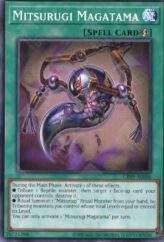 This is an image for the product Mitsurugi Magatama that has a rarity of Common in the Creation Pack 09 with a card code of CR09-AE086 that is available on the TEKKX Product website.