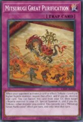 This is an image for the product Mitsurugi Great Purification that has a rarity of Common in the Creation Pack 09 with a card code of CR09-AE088 that is available on the TEKKX Product website.