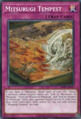 This is an image for the product Mitsurugi Tempest that has a rarity of Common in the Creation Pack 09 with a card code of CR09-AE089 that is available on the TEKKX Product website.