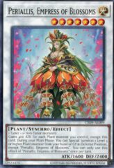 This is an image for the product Periallis, Empress of Blossoms that has a rarity of Common in the Creation Pack 09 with a card code of CR09-AE099 that is available on the TEKKX Product website.