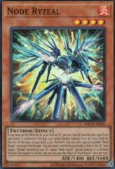This is an image for the product Node Ryzeal that has a rarity of Super Rare in the Deck-Build Pack: Crossover Breakers with a card code of DBCB-AE002 that is available on the TEKKX Product website.
