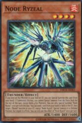 This is an image for the product Node Ryzeal that has a rarity of Super Rare in the Deck-Build Pack: Crossover Breakers with a card code of DBCB-AE002 that is available on the TEKKX Product website.