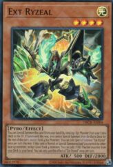 This is an image for the product Ext Ryzeal that has a rarity of Super Rare in the Deck-Build Pack: Crossover Breakers with a card code of DBCB-AE004 that is available on the TEKKX Product website.
