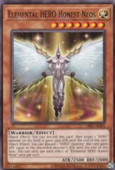 This is an image for the product Elemental HERO Honest Neos that has a rarity of Common in the Duel-Ignition Deck: HERO with a card code of DI01-AE004 that is available on the TEKKX Product website.