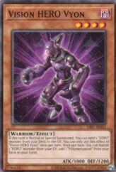This is an image for the product Vision HERO Vyon that has a rarity of Common in the Duel-Ignition Deck: HERO with a card code of DI01-AE012 that is available on the TEKKX Product website.