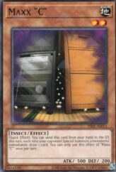 This is an image for the product Maxx "C" that has a rarity of Common in the Duel-Ignition Deck: HERO with a card code of DI01-AE013 that is available on the TEKKX Product website.