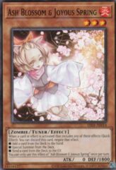 This is an image for the product Ash Blossom & Joyous Spring that has a rarity of Common in the Duel-Ignition Deck: HERO with a card code of DI01-AE014 that is available on the TEKKX Product website.